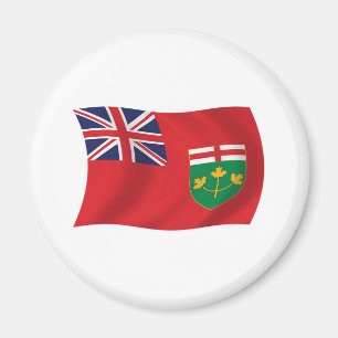 Ontario-Flaggenmagnet Magnet