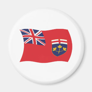 Ontario-Flaggenmagnet Magnet