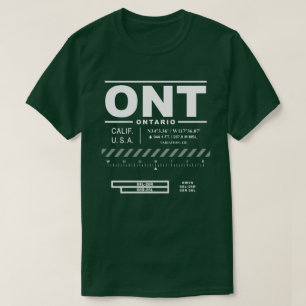 Ontario Internationaler Flughafen ONT T-Shirt