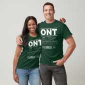 Ontario Internationaler Flughafen ONT T-Shirt (Unisex)