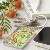 Ontario Intl. Flughafendiagramm / Taxistand Schlüsselanhänger (Vorderseite rechts)