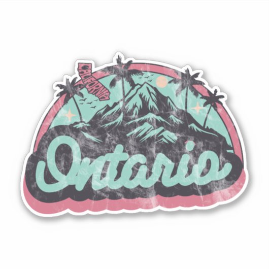 Ontario, Kalifornien Aufkleber (Vorderseite)
