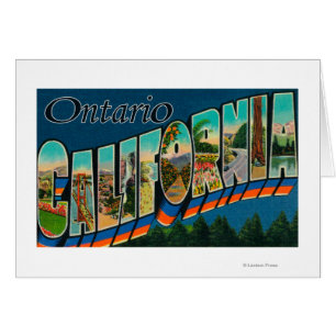 Ontario, Kalifornien - große Buchstabe-Szenen