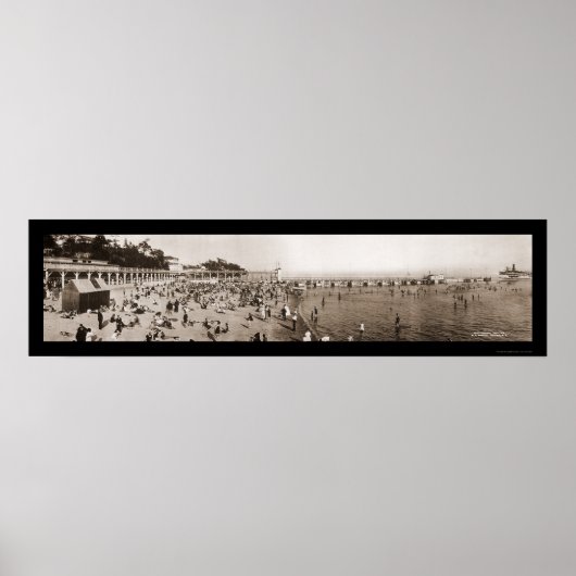 Ontario Kanada Badegewässer Foto 1911 Poster (Vorne)