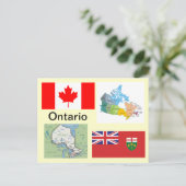 Ontario Kanada Postkarte (Stehend Vorderseite)