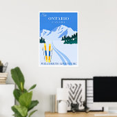Ontario, Kanada Reiseplakat Poster (Heimbüro)