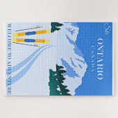 Ontario, Kanada Reiseplakat, Puzzle (Horizontal)