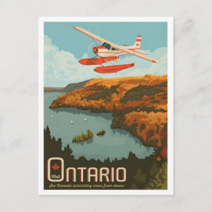 Ontario Kanada Vintage Reise Postkarte