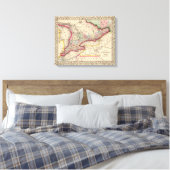 Ontario Karte von Mitchell Leinwanddruck (Insitu (Schlafzimmer))