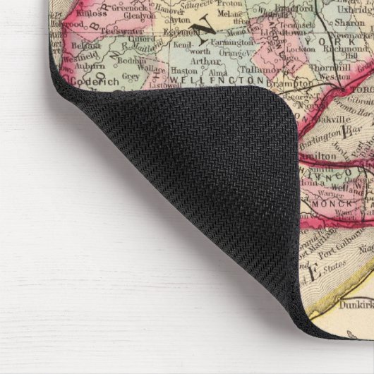 Ontario Karte von Mitchell Mousepad (Ecke)