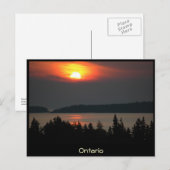 Ontario - Lake Superior Sunset - Postkarte (Vorne/Hinten)