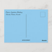 Ontario Legislative Building Ontario Canada Postkarte (Rückseite)