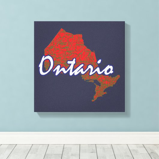 Ontario Leinwanddruck (Insitu (Holzboden))