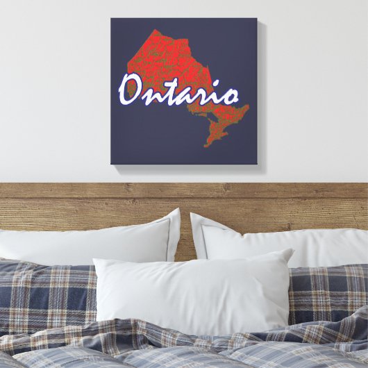 Ontario Leinwanddruck (Insitu (Schlafzimmer))
