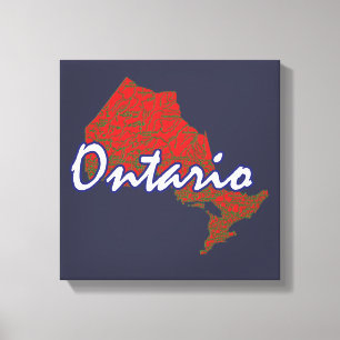 Ontario Leinwanddruck