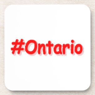 "#Ontario " Niedliches Design. Jetzt kaufen Getränkeuntersetzer