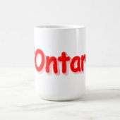 "#Ontario " Niedliches Design. Jetzt kaufen Kaffeetasse (Mittel)