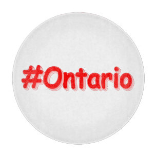 "#Ontario " Niedliches Design. Jetzt kaufen Schneidebrett