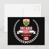 Ontario Postkarte (Vorne/Hinten)