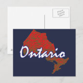 Ontario Postkarte (Vorne/Hinten)