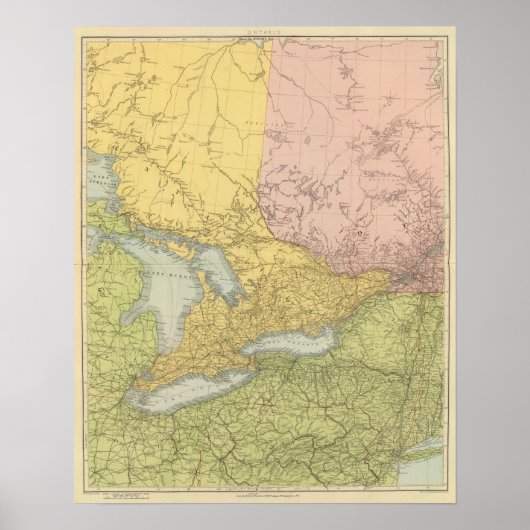 Ontario, Quebec Poster (Vorne)
