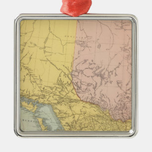 Ontario, Quebec Silbernes Ornament