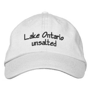 Ontario-See - nicht gesalzen Bestickte Kappe