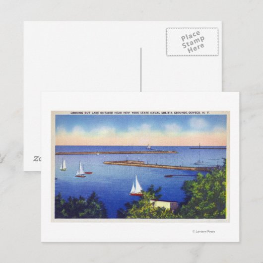 Ontario-See Postkarte (Vorne/Hinten)