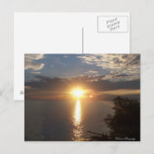 Ontario Sunset Lake Postkarte (Vorne/Hinten)