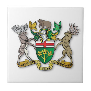 Ontario Wappen Fliese