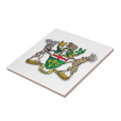 Ontario Wappen Fliese (Seite)
