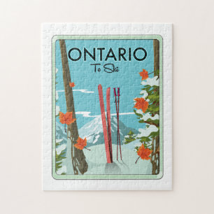 Ontario zum Skifahren Puzzle