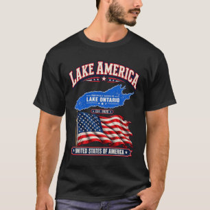Ontariosee Amerika T-Shirt