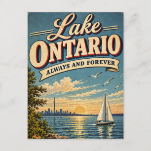 Ontariosee Immer Und Ewig Vintage Feiertagspostkarte