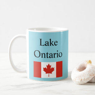 Ontariosee Kanada-Flagge Kaffeetasse