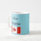 Ontariosee Kanada-Flagge Kaffeetasse (Vorderseite Links)