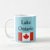 Ontariosee Kanada-Flagge Kaffeetasse (Links)