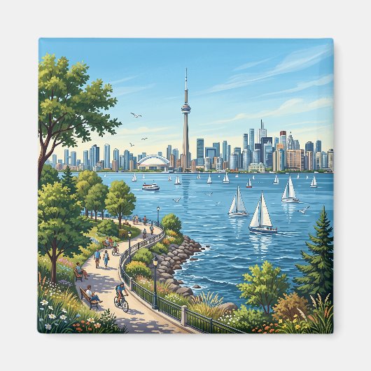 Ontariosee Kanada Magnet (Vorne)
