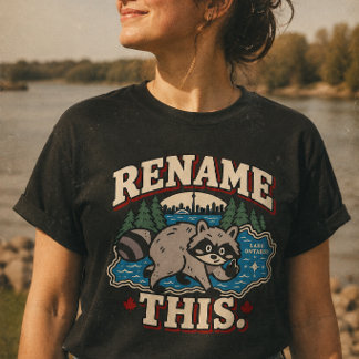 Ontariosee Lake Amerika Jimothy Waschbär T-Shirt