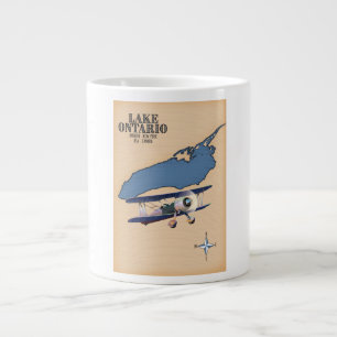 Ontariosee USA Kanada Karte Jumbo-Tasse
