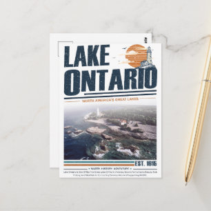 Ontariosee Vintage Great Lakes Leuchtturm Postkarte