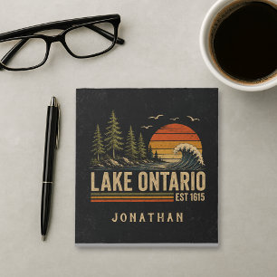 Ontariosee Vintage Great Lakes Seelenleben Notizblock