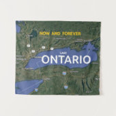 Ontariosee wandteppich (Vorderseite (Horizontal))