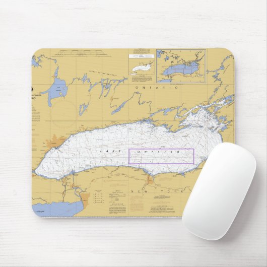 Ontarioseeseediagramm Mousepad (Mit Mouse)