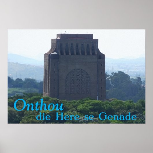 Onthou Sy Genade Poster (Vorne)