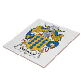 Ontiveros Familienwappen Fliese (Seite)