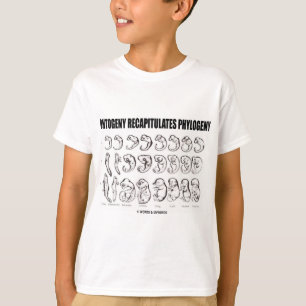 Ontogenie rekapituliert Phylogenese (Biologie) T-Shirt