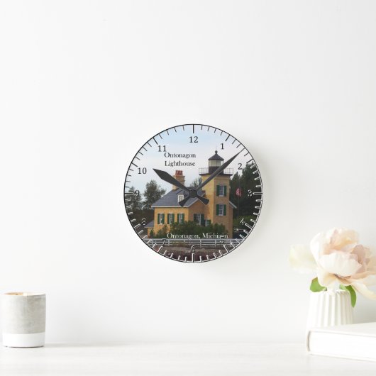 Ontonagon Lighthouse Uhr (Zuhause)