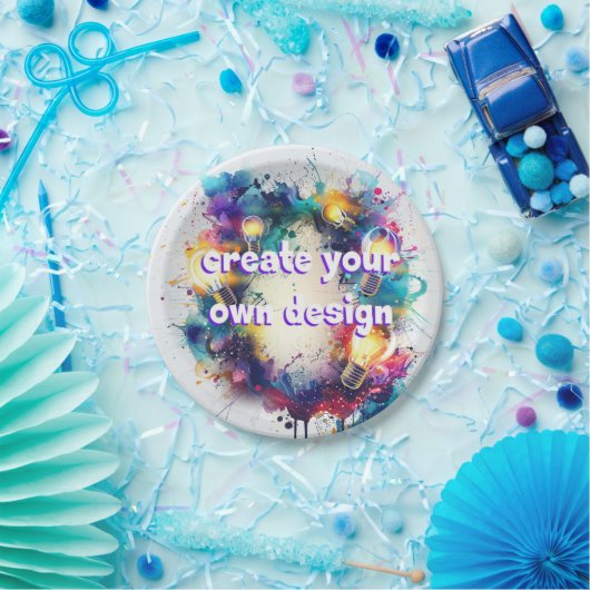 Ontwerp je eigen papieren bordjes pappteller (Party)