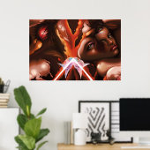 Onward Broken Dreamers Surreal Poster (Heimbüro)